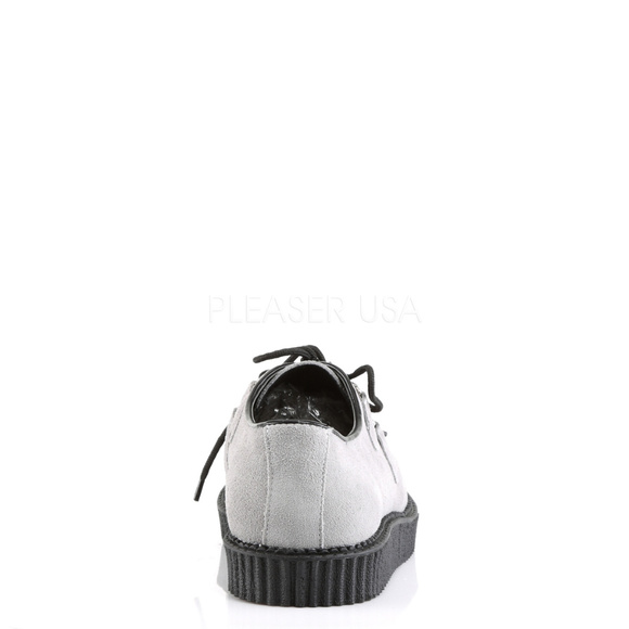 Mens Suede Platform Lace Up Punk Creeper Shoes
